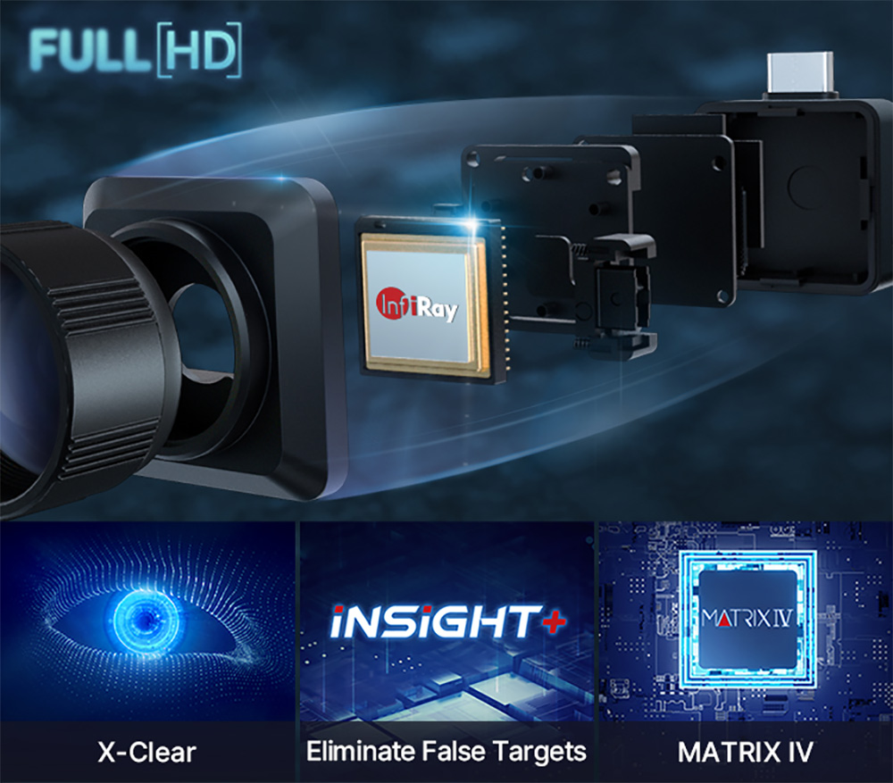 Xinfrared XH09 Thermal Camera and Monocular Android or iOS サーマルカメラ ナイトビジョン ミニカメラ 赤外線 ハンティングカメラ InfiRayセンサー
